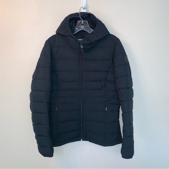 Abercrombie & Fitch Black Stretch Lightweight Packable Puffer XL - Picture 3 of 11